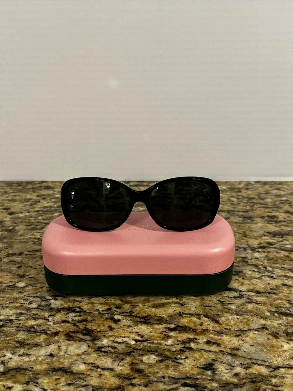 kate spade Black Oval Women's Sunglasses with Case